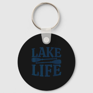 Lake life summer vacation key ring