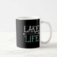 Lake Life T Shirt Fishing Boating Sailing Funny Ou