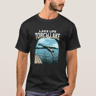 Lake Life Torch Lake Swimming Michigan Swimmer Swi T-Shirt