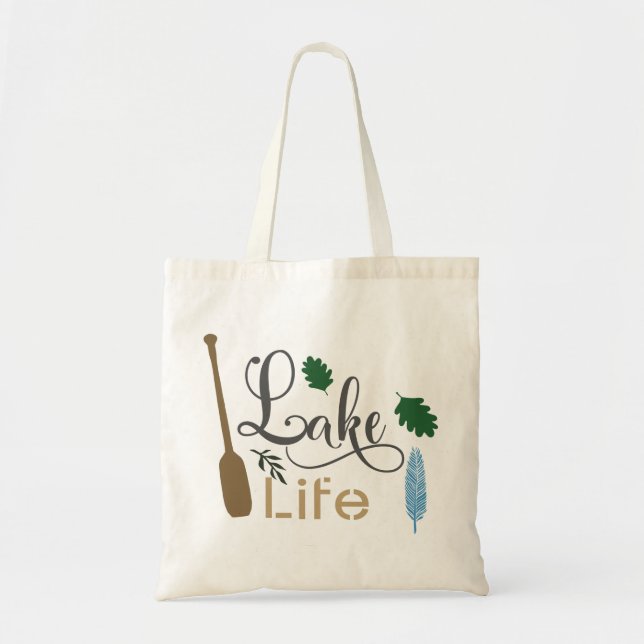 Lake Life Tote Bag (Front)