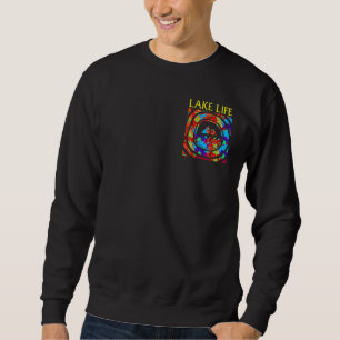 Lake Life Waves Family Summer Vacation Wildlife Ro Sweatshirt