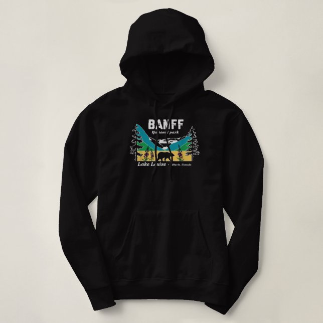 Lake Louise Alberta Banff National Parks Canada Be Hoodie (Design Front)