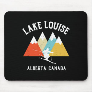 Lake Louise Alberta Canada Ski Vacation Souvenir Mouse Pad