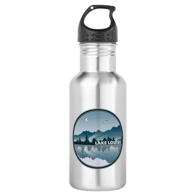 Lake Louise Alberta Reflection 532 Ml Water Bottle (Front)