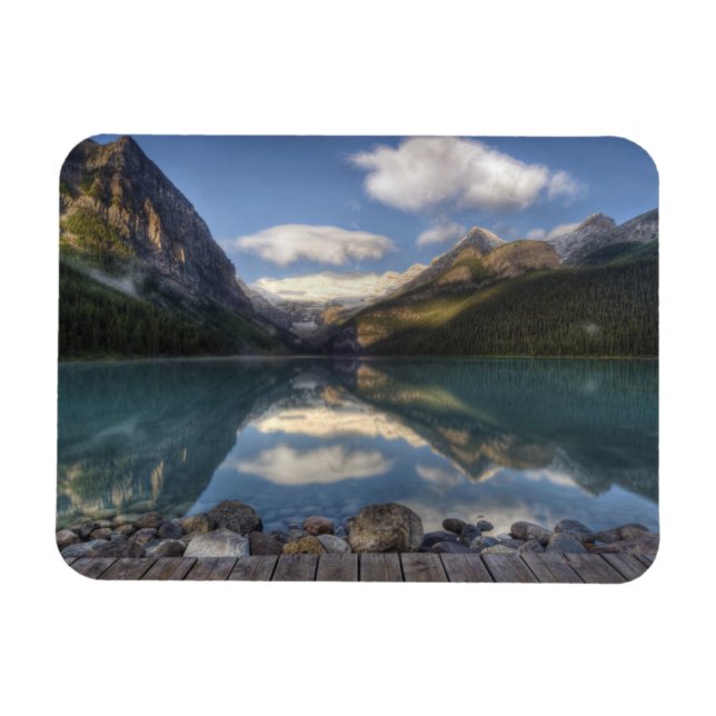 Lake Louise at sunrise, Banff National Park, Magnet (Horizontal)
