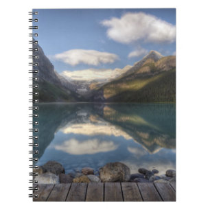 Lake Louise at sunrise, Banff National Park, Spiral Notebook