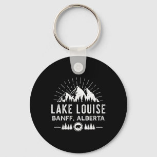 Lake Louise California - Mountain Hiking Canoeing  Key Ring