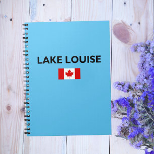 Lake Louise Canada Canadian Flag Light-Colour Notebook