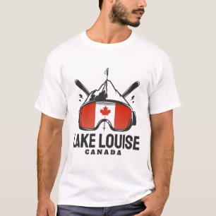 Lake Louise Canada Ski Retro Skiing T-Shirt