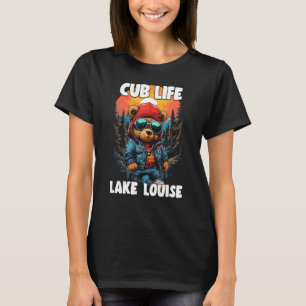 Lake Louise Grizzly Brown Bear Cub Tshirt For Kids