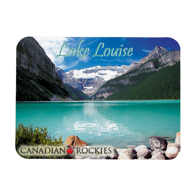 Lake Louise - Souvenir Fridge Magnet (Horizontal)