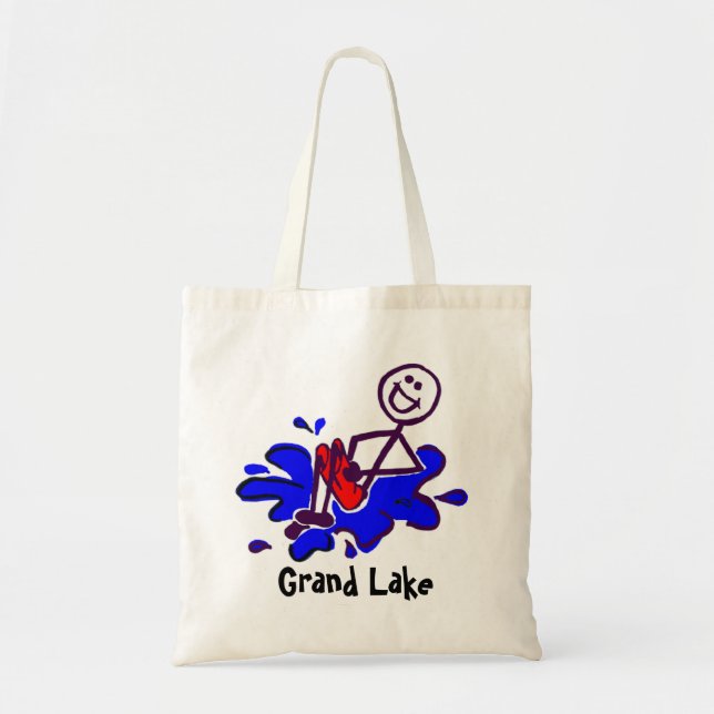 Lake Lover Beach Tote Bag (Front)