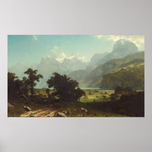 Lake Lucerne - Albert Bierstadt Fine Art Poster