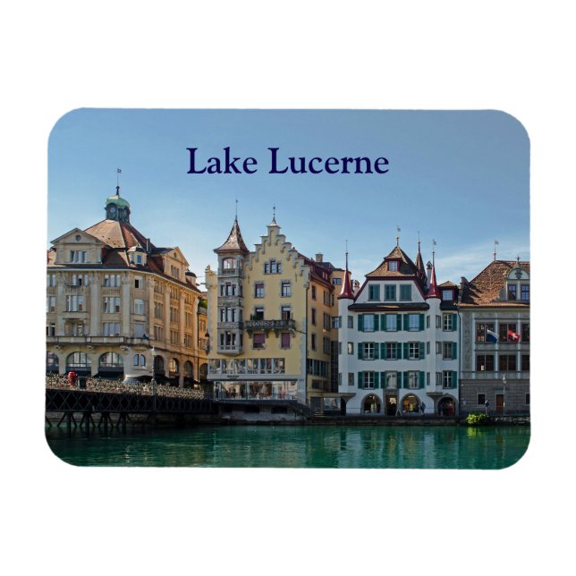 Lake Lucerne, Switzerland Waterfront Magnet (Horizontal)