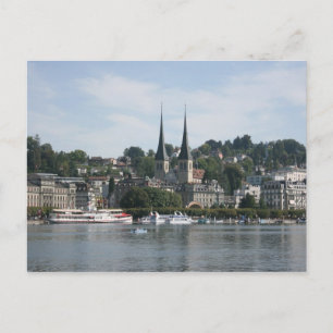 Lake Lucerne, Vierwaldstattersee, Switzerland Postcard