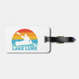 Lake Lure North Carolina Kayak Luggage Tag