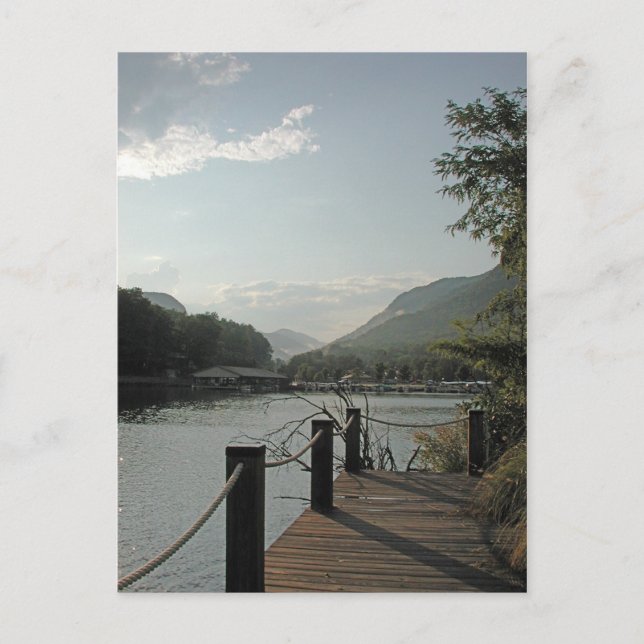 Lake Lure Sunset Postcard (Front)