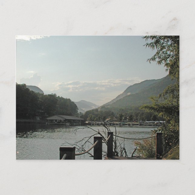 Lake Lure Sunset Postcard (Front)