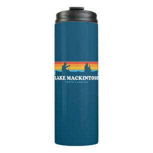 Lake Mackintosh North Carolina Canoe Thermal Tumbler