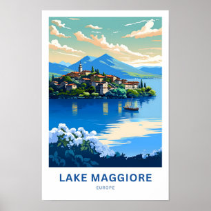 Lake Maggiore Europe Travel Print