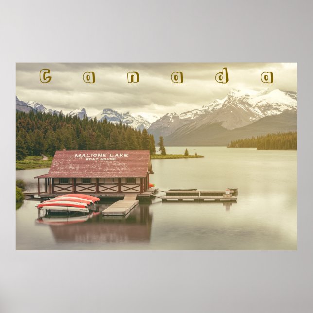 Lake Maligne Poster (Front)