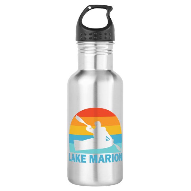 Lake Marion South Carolina Kayak 532 Ml Water Bottle (Front)