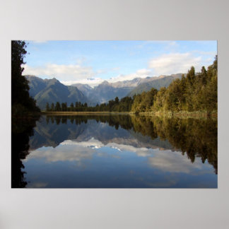 Lake Matheson Poster