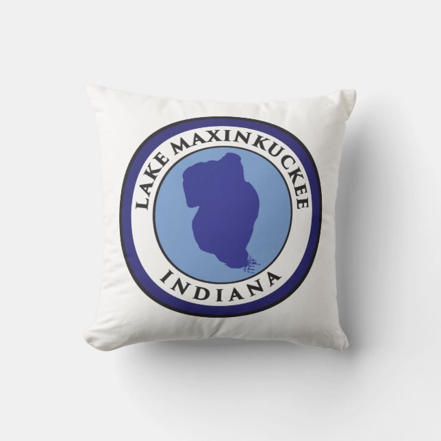 Lake Maxinkuckee, Indiana Cushion (Front)