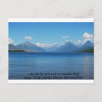 Lake McDonald/Apgar Boat Launch postcard