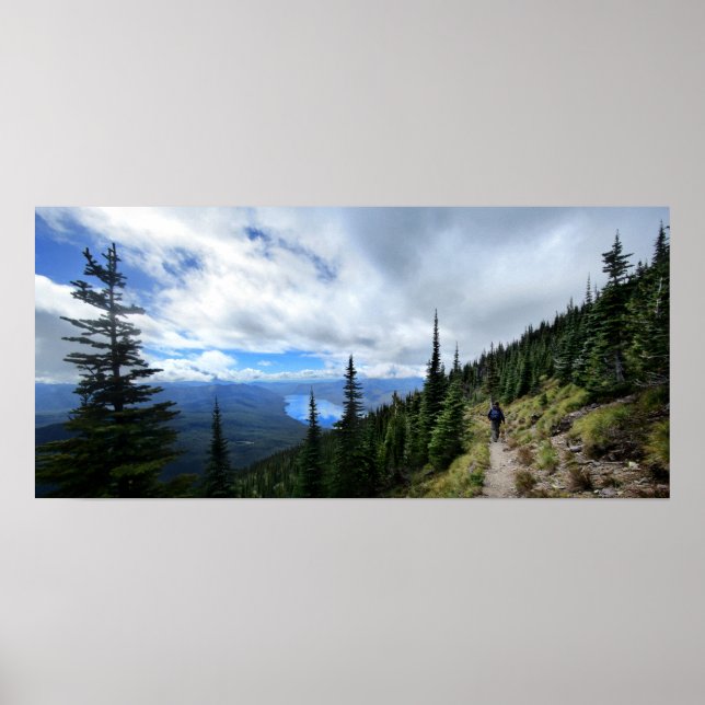 Lake McDonald frm Mt Brown - Glacier National Park Poster (Front)