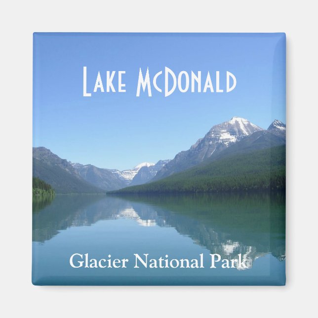 Lake McDonald Glacier National Park Magnet (Front)