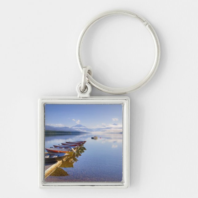 Lake McDonald, Glacier National Park, Montana, Key Ring (Front)