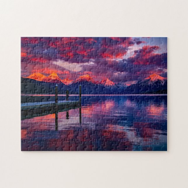 Lake McDonald Glacier Park. Jigsaw Puzzle (Horizontal)