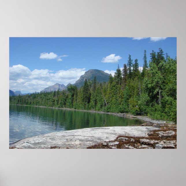 Lake McDonald Glacier Park Poster (Front)