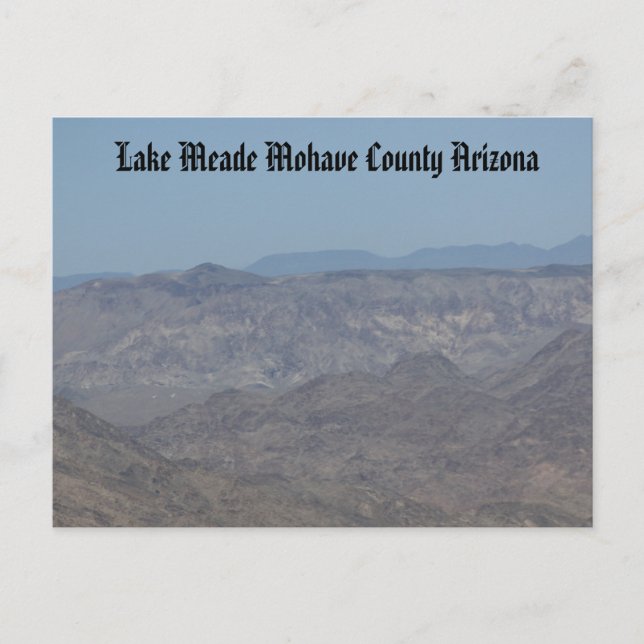 Lake Mead National Park Post Card (Front)