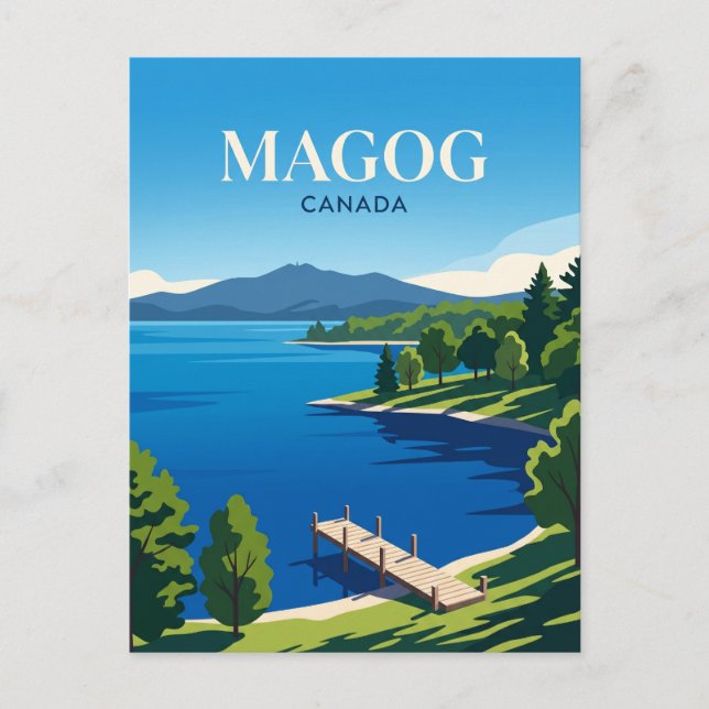Lake Memphremagog Canada Postcard (Front)