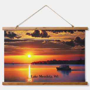 Lake Mendota, WI, Hanging Tapestry