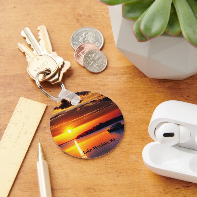Lake Mendota, WI, Key Ring (Desk)