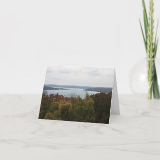 Lake Michigan Bay (Blank Notecard) Card