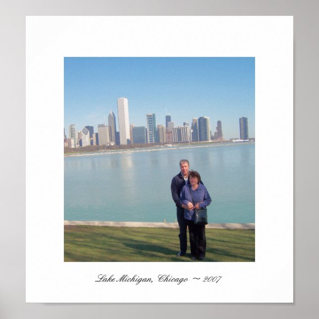 Lake Michigan, Chicago ~ 2007 Poster (Front)