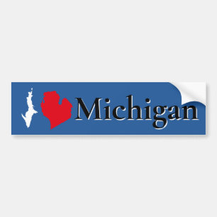 Lake Michigan - fun Great lake Sate -humor Bumper Sticker