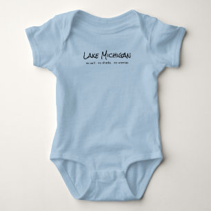 Lake Michigan - humour Baby Bodysuit