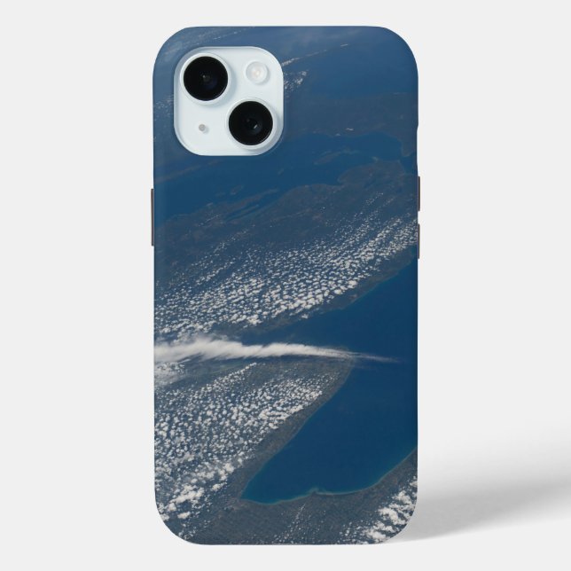 Lake Michigan, Lake Huron And State Of Michigan. Case-Mate iPhone Case (Back)