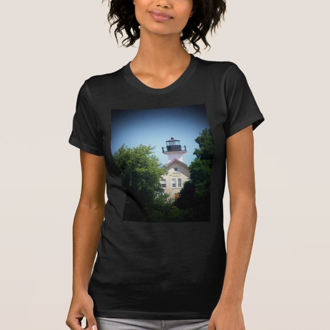 lake michigan lighthouse T-Shirt (Front)