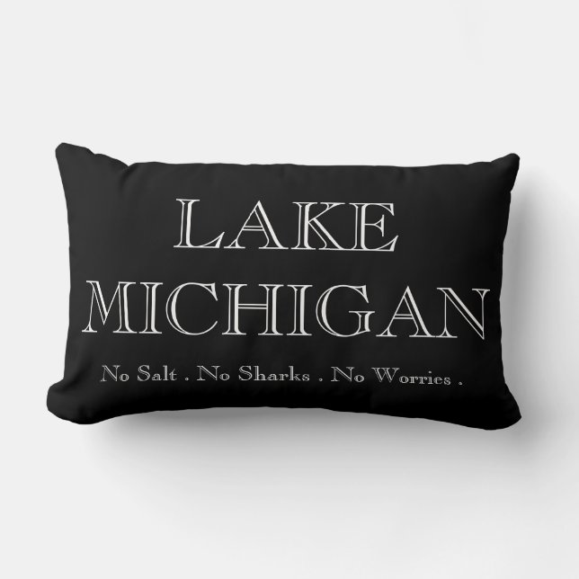 Lake  Michigan Lumbar Cushion (Front)