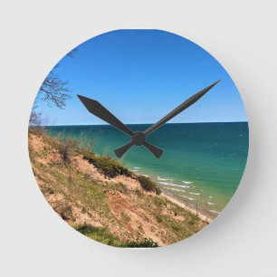Lake Michigan, Port Washington, WI Round Clock
