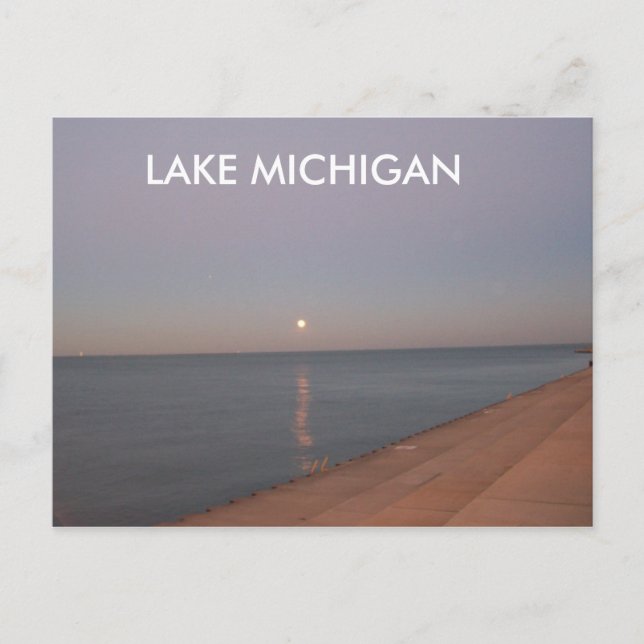 LAKE MICHIGAN POSTCARD (Front)