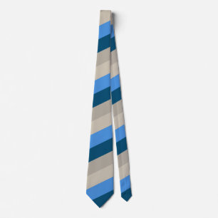 Lake Michigan Sand and Surf Stripes Tie