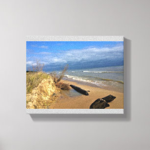 Lake Michigan, Sheboygan, Wisconsin Canvas Print