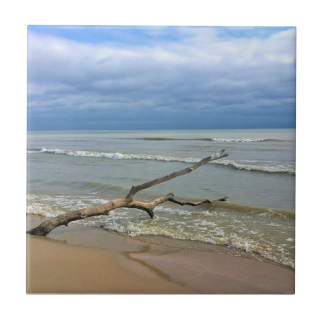 Lake Michigan, Sheboygan, Wisconsin Tile (Front)